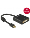 Adapter Delock displayport 1.2 MINI->DVI4K (F)(24+5) na kablu 20CM - nr 148