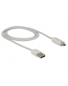 KABEL USB MICRO AM-MBM5P 2.0+WSKAŹNIK ŁADOWANIA LED 1M WHITE DELOCK - nr 4
