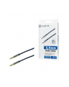 Kabel audio stereo LogiLink CA10050 3,5 mm, M/M, 0,5m, niebieski - nr 1