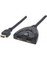 Manhattan Przełącznik HDMI 2-Portowy, HDMI 1.3, Zintegrowany Kabel - nr 42