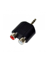 Vakoss Adapter audio minijack 3,5mm stereo -> 2x RCA F TC-A101K czarny - nr 4