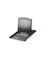 ATEN KVM 8 port LCD 19'' + keyboard + touchpad PS/2 or USB, 1U 19'' Rack - nr 8
