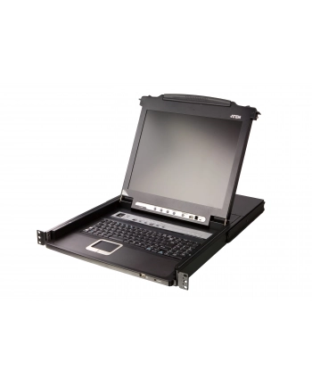ATEN KVM 8 port LCD LED 17'' + klawiatura + touchpad USB-PS/2 nr 1