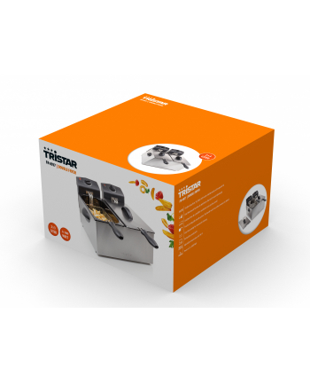 Frytownica Tristar FR-6937 (3l 3600W srebrno-czarny)