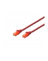 Kabel Digitus patch cord UTP, CAT.6, czerwony, 0,5m, 15 LGW - nr 4