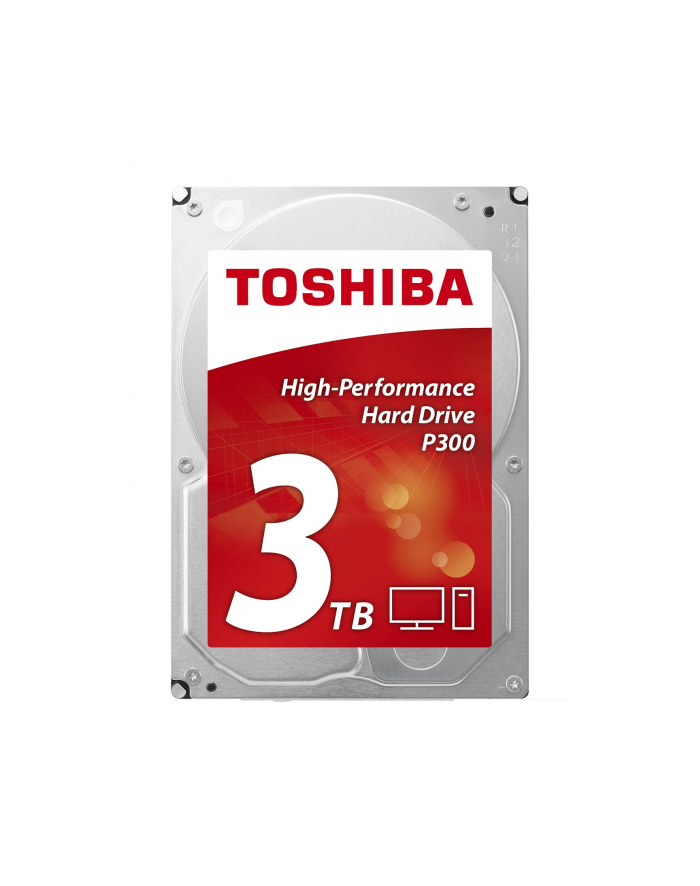 Dysk HDD TOSHIBA P300 3 5  3TB SATA III 64MB 7200obr/min HDWD130EZSTA główny