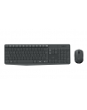 Logitech klawiatura + mysz bezprzewodowa MK235, Szare, US - nr 76