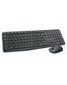 Logitech klawiatura + mysz bezprzewodowa MK235, Szare, US - nr 77