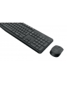 Logitech klawiatura + mysz bezprzewodowa MK235, Szare, US - nr 29