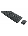 Logitech klawiatura + mysz bezprzewodowa MK235, Szare, US - nr 58