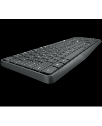 Logitech klawiatura + mysz bezprzewodowa MK235, Szare, CZE