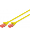 Kabel Digitus patch cord UTP, CAT.6, żółty, 1,0m, 15 LGW - nr 18