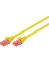 Kabel Digitus patch cord UTP, CAT.6, żółty, 1,0m, 15 LGW - nr 19