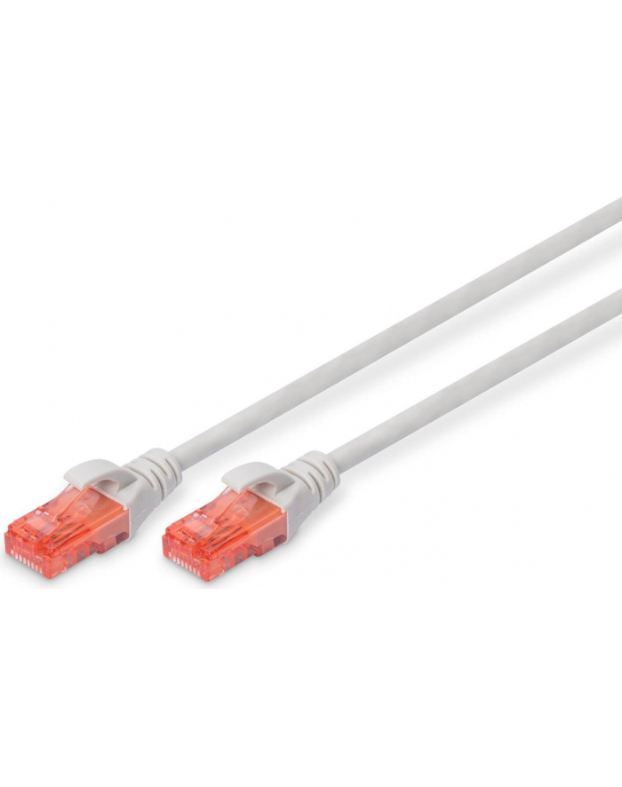 Kabel Digitus patch cord UTP, CAT.6, szary, 3,0m, 15 LGW główny