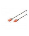 Kabel Digitus patch cord UTP, CAT.6, szary, 3,0m, 15 LGW - nr 2