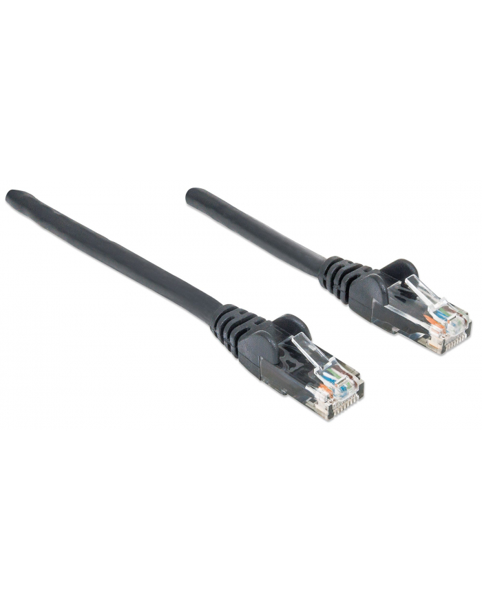 Intellinet Network Solutions Intellinet Patch cord RJ45 kat.6 UTP, 1,5m czarny 100% miedźi główny