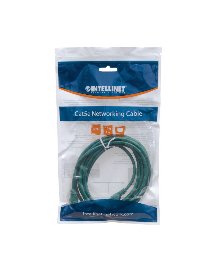 Intellinet Network Solutions Intellinet Patch cord RJ45 kat6 UTP 0,5m zielony 100% miedzi główny