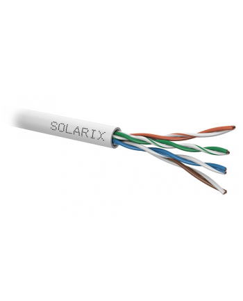 Solarix kabel instalacyjny CAT5e UTP PVC drut 500m/box