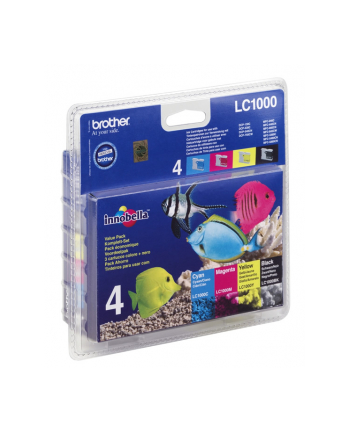 Tusze Brother CMYK multipack LC1000 DCP130C/330C/540CN/750CW