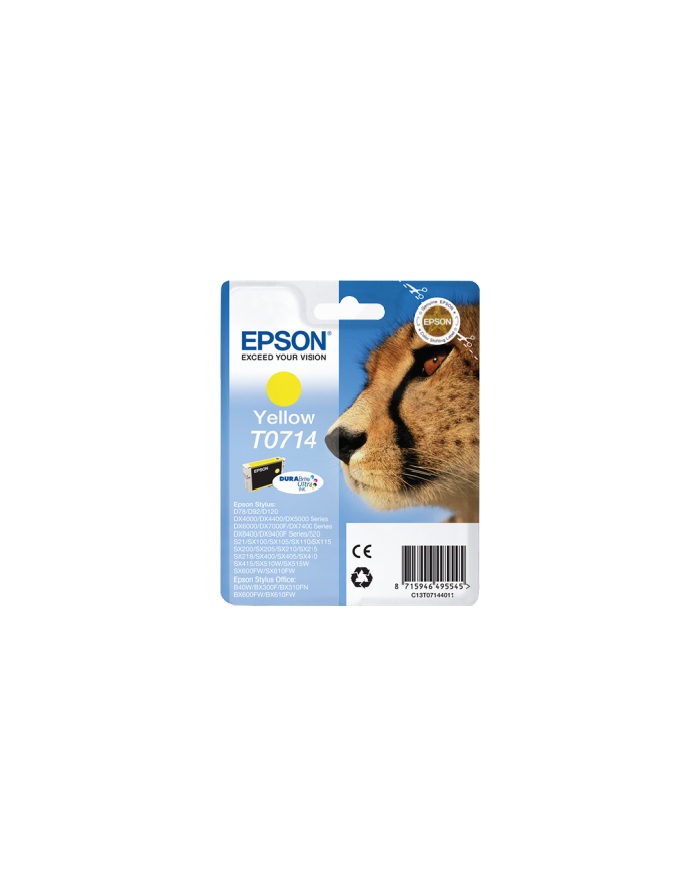Epson Tusz T071440 Yellow Stylus D78/DX4000/DX5000 główny