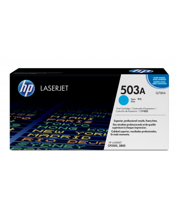 Toner oryg. HP Cyan 6k Q7581A