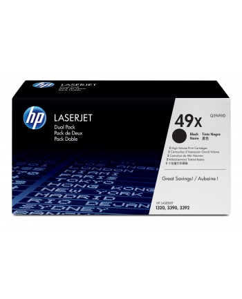HP Tonery LJ1320/3390/3392 6k dwupack Q5949XD nr 1