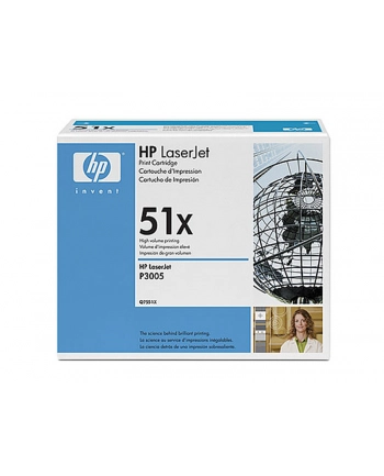 Toner HP 51x P3005 Bk Q7551X 13k  M3027/M3035 (oryginał HP) nr 1