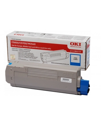 Toner OKI C5850/5950 Cyan  (6k) nr 2