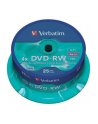 DVD-RW Verbatim 4x 4.7GB (Cake 25) MATT SILVER - nr 16