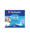 CD-R Verbatim 52x 700MB  (Jewel Case 10) WIDE PRINTABLE - nr 8