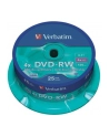 DVD-RW Verbatim 4x 4.7GB (Cake 25) MATT SILVER - nr 11