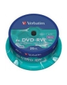 DVD-RW Verbatim 4x 4.7GB (Cake 25) MATT SILVER - nr 12