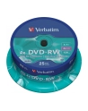 DVD-RW Verbatim 4x 4.7GB (Cake 25) MATT SILVER - nr 18