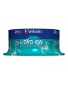 DVD-RW Verbatim 4x 4.7GB (Cake 25) MATT SILVER - nr 24