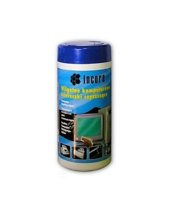 INCORE Ściereczki nasączone 100 szt. do czyszczenia plastiku nr 1