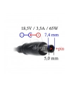 AKYGA ZASILACZ DO NOTEBOOKA HP 18.5V 3.5A 65W 7.4*5.0 PIN AK-ND-03 - nr 24