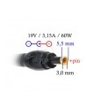 AKYGA ZASILACZ DO NOTEBOOKA SAMSUNG 19V 3 16A 60W 5.5*3.0 PIN AK-ND-13 - nr 12