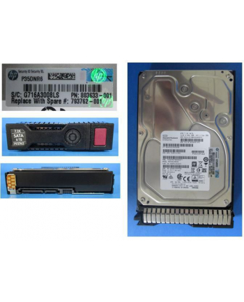 HP 6TB 6G SATA 7.2K 3.5in 512e SC HDD [793667-B21]