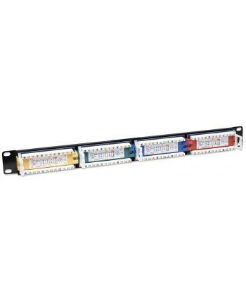 Intellinet Patch panel UTP Kat5e 24-porty RJ45 19'' 1U z kolorowymi modułami