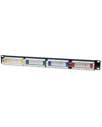 Intellinet Patch panel UTP Kat5e 24-porty RJ45 19'' 1U z kolorowymi modułami