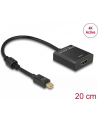Delock Adapter mini Displayport 1.2 (M) > HDMI (F) 4K aktywne czarny - nr 21