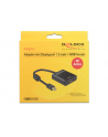 Delock Adapter mini Displayport 1.2 (M) > HDMI (F) 4K aktywne czarny - nr 6