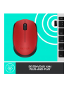 Logitech Wireless Mouse M171, Czerwona - nr 63