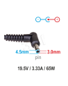 AKYGA ZASILACZ DO NOTEBOOKA HP 19.5V 3.33A 65W 4.5*3.0 PIN AK-ND-25 - nr 11