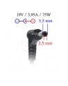 AKYGA ZASILACZ DO NOTEBOOKA TOSHIBA 19V 3.95A 75W 5.5*2.5 AK-ND-02 - nr 29