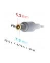 AKYGA ZASILACZ DO NOTEBOOKA LENOVO 20V 4.5A 90W 7.9*5.5 PIN AK-ND-18 - nr 44