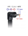 AKYGA ZASILACZ DO NOTEBOOKA ASUS 19V 2.1A 40W 2.5*0.7 AK-ND-23 - nr 2