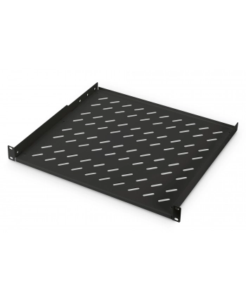 Półka 19'' 1U-400mm,  nośność do 50kg , kolor: szary nr 2
