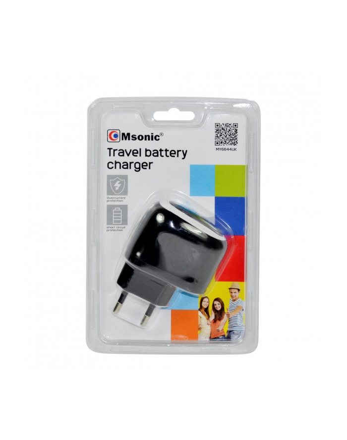 Vakoss MSONIC Ładowarka sieciowa 1x USB, 1A, AC 100~240V MY6644UK czarna główny