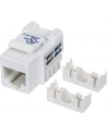Intellinet Network Solutions Intellinet Moduł Keystone Cat6 UTP RJ45 zaciskany biały - nr 27